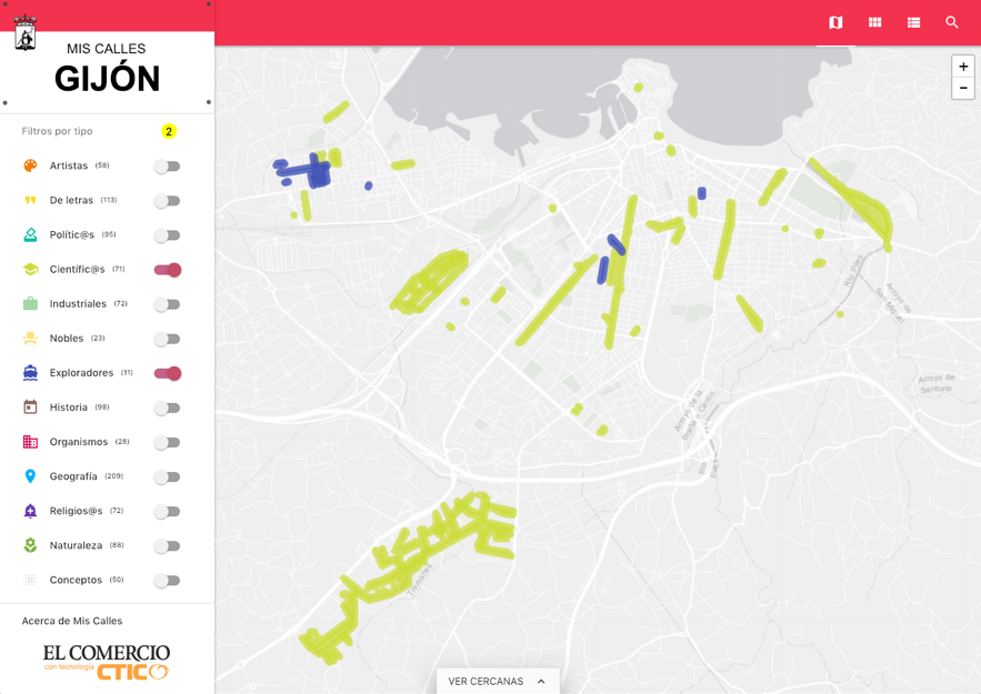 App Mis Calles CTIC Centro Tecnológico