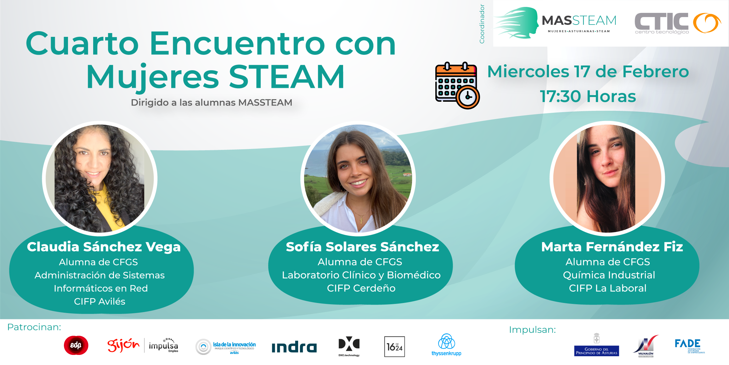 Cartel cuarto encuentro con mujeres steam