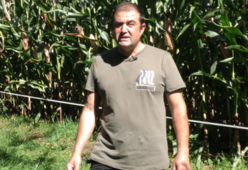 José Amado Sánchez - vecino de Candanal y propietario de explotación agrícola sensorizada