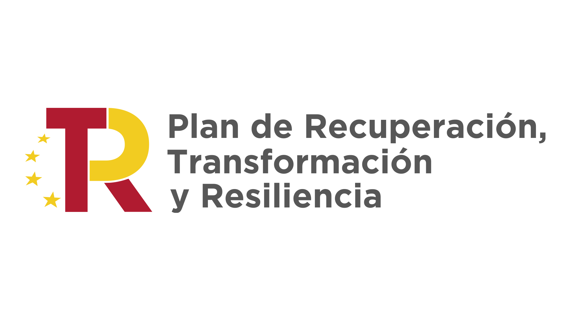 Logo plan de recuperación, transformación y resiliencia