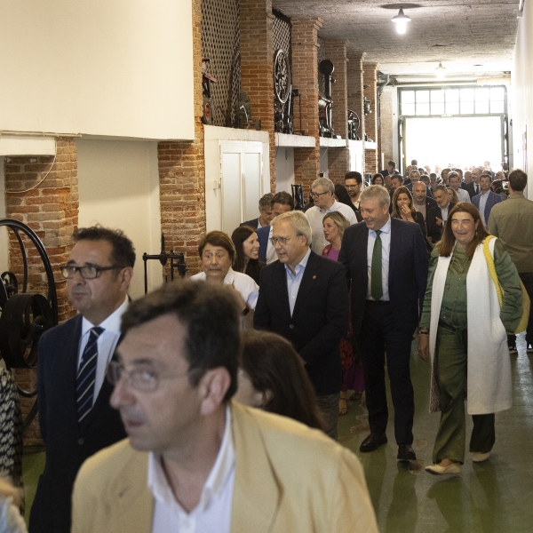 Pasillo de acceso a la bodega histórica de Sidra El Gaitero