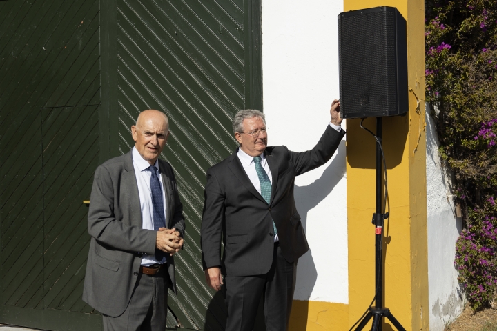 Pablo Priesca y Antonio Romero iniciando el acto de entrega de los Premios Industria 4.0