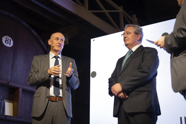 Pablo Priesca y Antonio Romero en su discurso de la IV edición Premios Industria 4.0